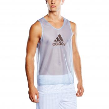 adidas Bekleidung Fußball Trainings Bib 14 Camiseta de Manga Corta, Hombre, Silver, M