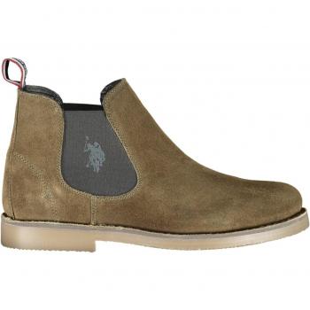 U.S. Polo Assn. Green Polyester Chelsea Boots - EU44/US11