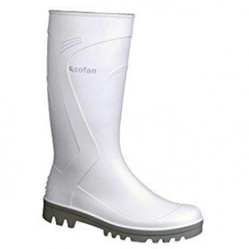 Botas de agua de PVC blancas talla 38