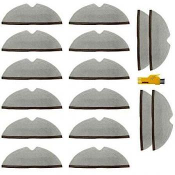 aotengou - Paquete de 16 paños de mopa de Repuesto para Xiaomi Mijia Xiaomi Robot Vacuum-Mop Xiaomi MI S6 Pure Xiaomi Mi Robot & Roborock S5 MAX S6 Pure E4 S6 Kit de Accesorios