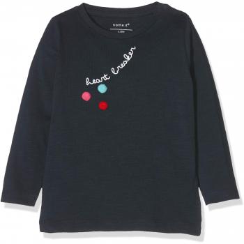 NAME IT Nbfnete LS Top, Camisa Manga Larga para Bebés, Azul