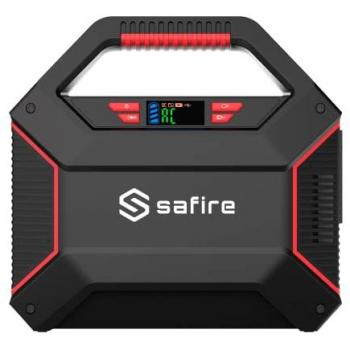 Estación de Alimentación Portátil Safire BATP100W-LI155WH - Batería Recargable de Litio 155 Wh, 1 Salida AC 220V, 3 Salidas DC (9-12V