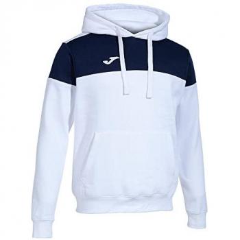 Sudadera con capucha Joma Crew V hombre blanco marino