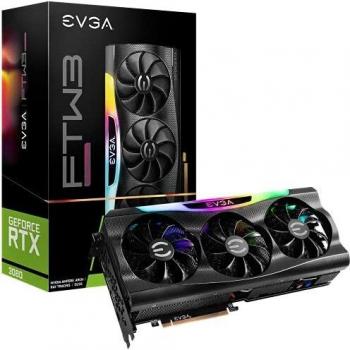 EVGA GeForce RTX 3080 FTW3 ULTRA GAMING, 10G-P5-3897-KL, 10GB GDDR6X, iCX3 Technology, ARGB LED, Metal Backplate, LHR