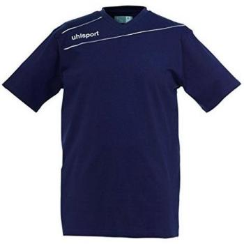 Uhlsport Stream 3.0 de algodón T-Shirt - Azul marino 14/blanco, color  - multicolor, tamaño XXXL
