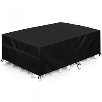 GARPROVM Funda para Muebles de Jardín Exterior, Conjuntos de Muebles Cubierta Impermeable, Paño de Oxford 600D, para Sofa de Jardin, al Aire Libre, Patio, Funda para Sofa de Esquina