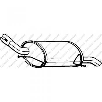Bosal 185-133 End Silencer