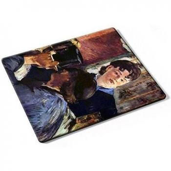 Manet - Waitress, Designer Almohadilla del Ratón Mouse Mouse Pad con Diseño Colorido. Auténtica Alfombrilla de 250 x 190 mm. Tamaño Ideal de Media para el Uso Diario.
