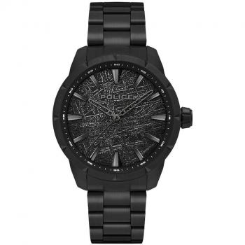 Reloj Police Hombre Analogico Cuarzo con Correa de Acero Inoxidable PEWJG2202903 (45mm)