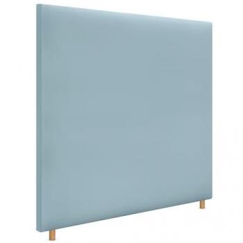 Cabecero Tapizado Aqualine de Polipiel Liso hasta el Suelo 160x120cm (Camas 150/160) - Celeste