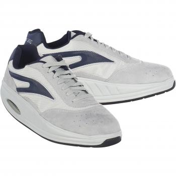 Fitness Step 050002307201086, Zapatillas tonificadoras Hombre, Gris/Azul, 44 EU