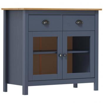 Mesita de noche Hill madera maciza de pino 90x40x80 cm