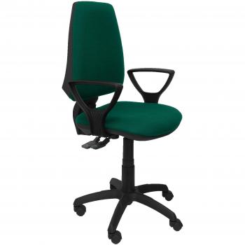 Piqueras y Crespo Silla Elche S Bali Verde Brazos FIJOS Oficina, Tela, 109x46x46 cm