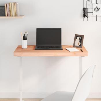 Tablero de escritorio de madera maciza de haya 80x40x4 cm color marrón vidaXL