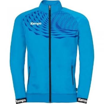 Kempa Chaqueta De Chándal Wave 26 Poly - chaqueta deportiva de entrenamiento de balonmano para hombre y niño, fabricada en poliéster, ligera y elástica, con bolsillos con cremallera