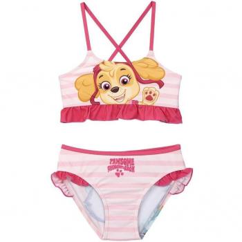 Bikini dos piezas La Patrulla Canina Skye para niña de 2 años, ropa infantil de baño ideal para piscina y playa