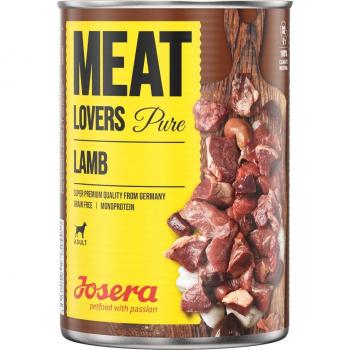 Josera Meatlovers Pure 6 x 800 g comida húmeda para perros - Cordero