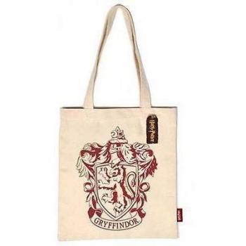 Harry Potter Shopping Bag Gryffindor Crest Half Moon Borse