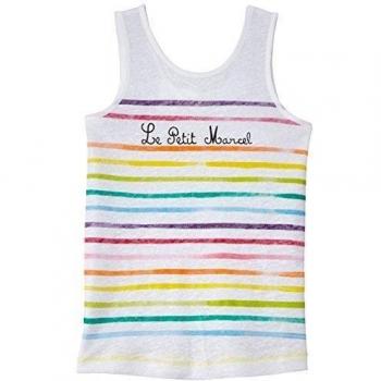 Little Marcel Doca Ef - Camiseta de manga larga para niña, color blanco, talla 4 años
