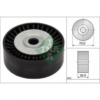 Polea tensora/guía para correa trapezoidal INA 532 0533 10