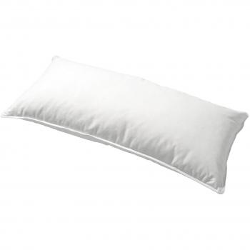 Manteuffel 806371 Cojín de plumón con el pino de aroma almohada, algodón, blanco, 80 x 40 x 20 cm
