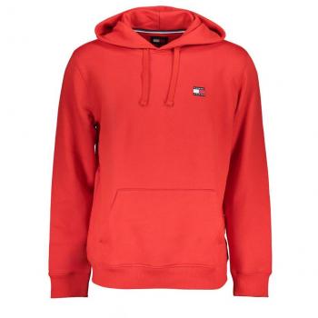 Red Cotton Hoodie Sweater - XXL with Logo