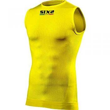 SIX2 Yellow Tour sin Mangas Carbon Underwear XL/XXL Unisex Adulto