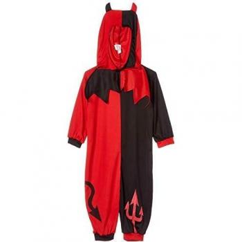 Disfraz de Demonio para Bebé Niño 24 Meses - Rojo y Negro - Poliéster