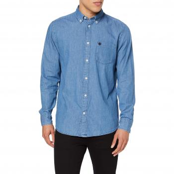 SELECTED HOMME Slhregcollect Shirt LS W Noos Camisa, Azul