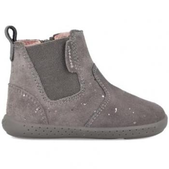 Garvalín - Botines de niña respetuosos de piel color Marengo, modelo 241303, talla 20