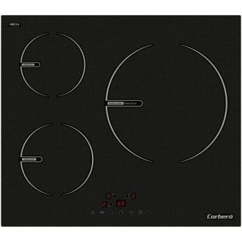Corbero CCIG3BL603 Placa de Inducción 3 Zonas 59cm Negro 6000W