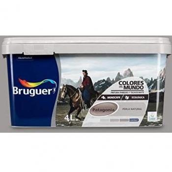 Bruguer Colores del Mundo Pintura para paredes monocapa Patagonia Perla Natural 4 L