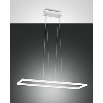 Lámpara de Techo Colgante LED Bard 52W Cristal Blanco Integrado