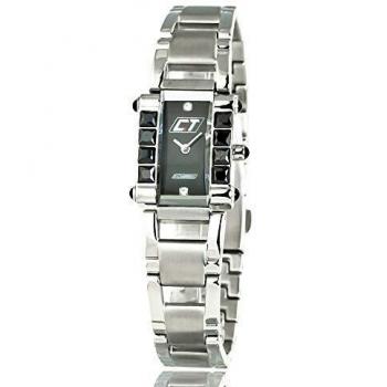 Chronotech womens analogue quartz watch with stainless steel strap cc7040ls02m