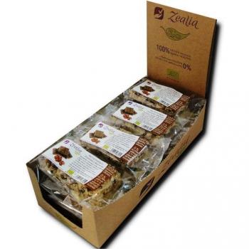Zealia Barrita de Chocolate y Avellanas Sin Gluten Ecológica 35g Pack de 20 Unidades