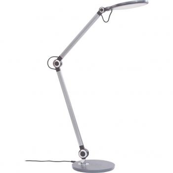 Lámpara de mesa LED Nyxaris, gris, metal, CCT, 50 cm