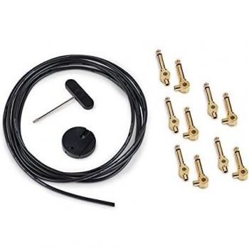 Solderless Patch Cable Kit with 10 Gold Plugs - Rockboard