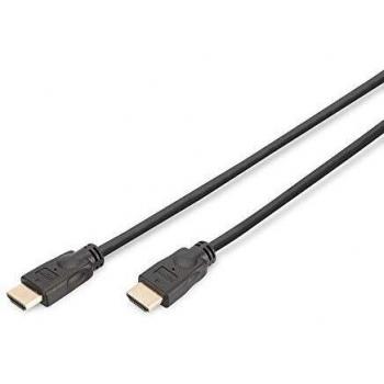 DIGITUS HDMI High Speed Connection Cable HDMI Male to Male Ultra HD 60p 2m Black