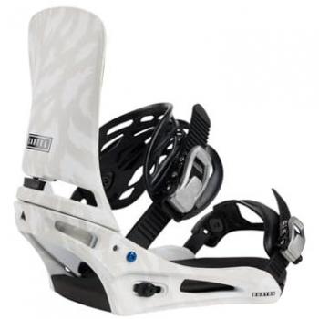 Fijaciones de Snowboard Burton Cartel Re:Flex 2025 Gris Blanco M Unisex