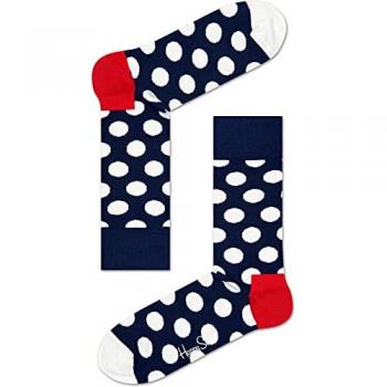 Calcetines Happy Socks Big Dot Azul Marino, Multicolor, Talla 41-46, Unisex