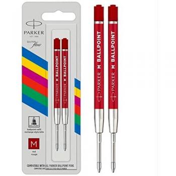 Parker Recambio de bolígrafo Medio Rojo 2 pieza(s)