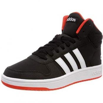 Adidas Hoops Mid 2.0 K, Zapatillas Altas Unisex Niños, Negro