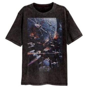 Camiseta Star Wars Space War Talla S - Diseño Clásico de Alta Calidad