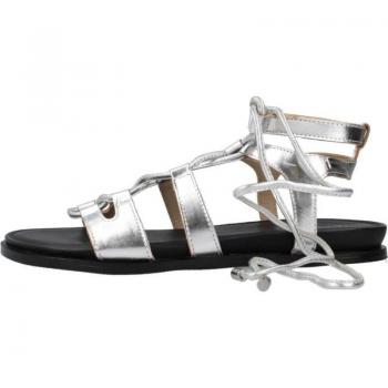 Sandalias de Mujer Les Tropeziennes Modelo Camomy en color plata, con diseño elegante y cómodo, ideales para el verano