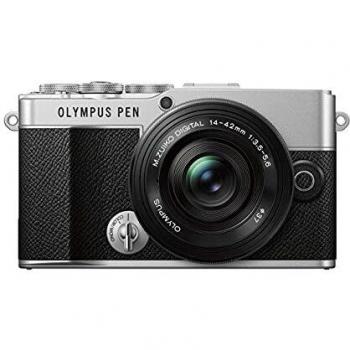 Olympus PEN E-P7 Silver Mirrorless Digital Camera with M.Zuiko 14-42mm f/3.5-5.6 EZ Pancake Lens - Refurbished Condition Very Good, 30-Month Warranty, Free