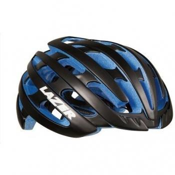 Lazer Z1 Bicicleta Casco, Todo el año, Unisex, Color Negro y Azul, tamaño 58-61 cm