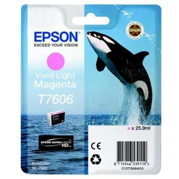 Cartucho tinta Epson T760440 Magenta Claro