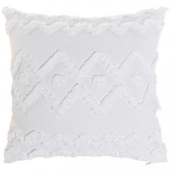Cojín Home ESPRIT Blanco 45 x 45 cm