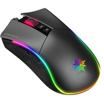 Ratón Gaming Inca IMG-GT19 RGB 7D Macro, Cablado, USB Tipo A, 4800 DPI, Mano Derecha