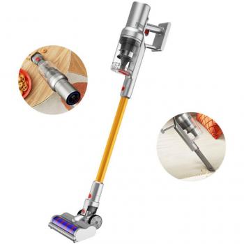 Aspirador Escoba Inalámbrico Liectroux i10, 27000pa, Batería 2200mAh, Ideal para Alfombras, Suelos Duros y Pelos de Mascotas con Dete